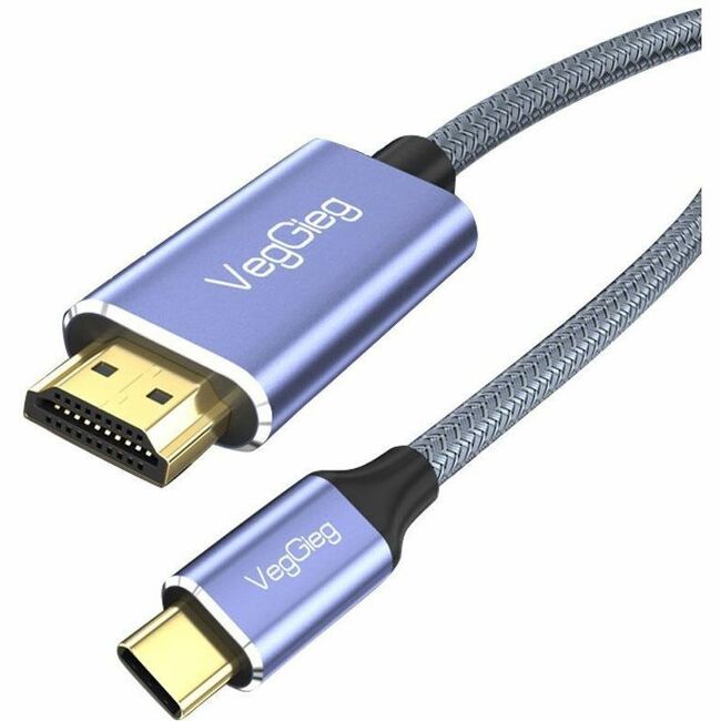 Veggieg 6.6FT/2M USB C to HDMI Cable 4K