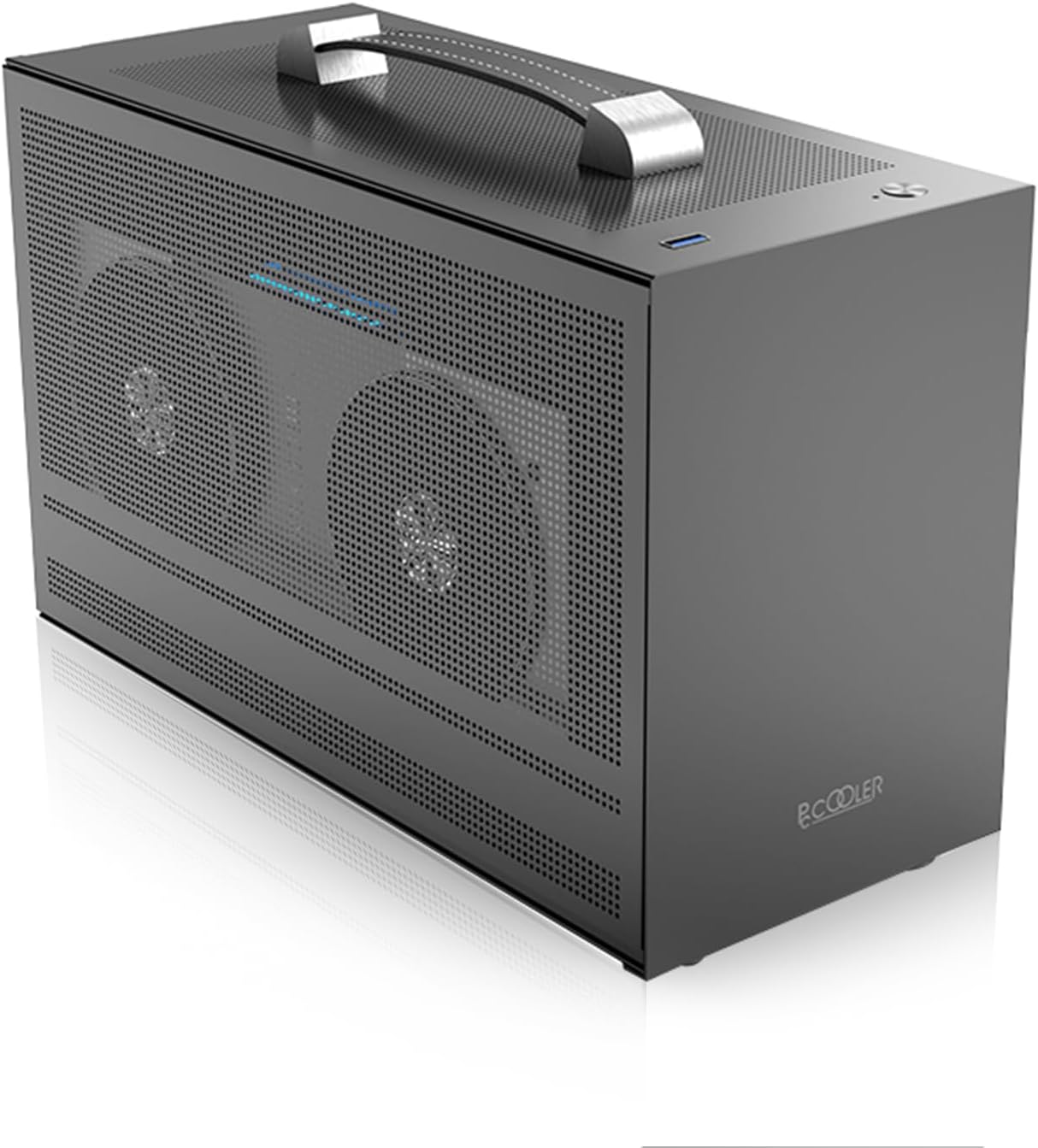 PCCOOLER Mini I100 Pro Mesh ITX PORTABLE MINI CASE