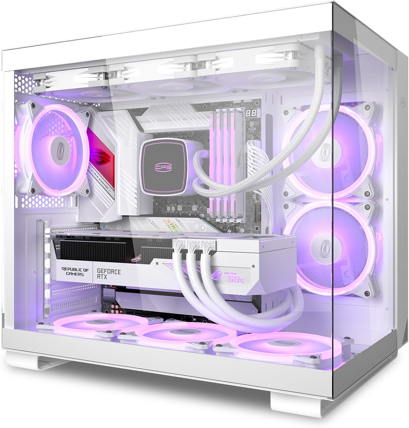 PCCOOLER C3T500 ARGB WH ATX ARGB CASE