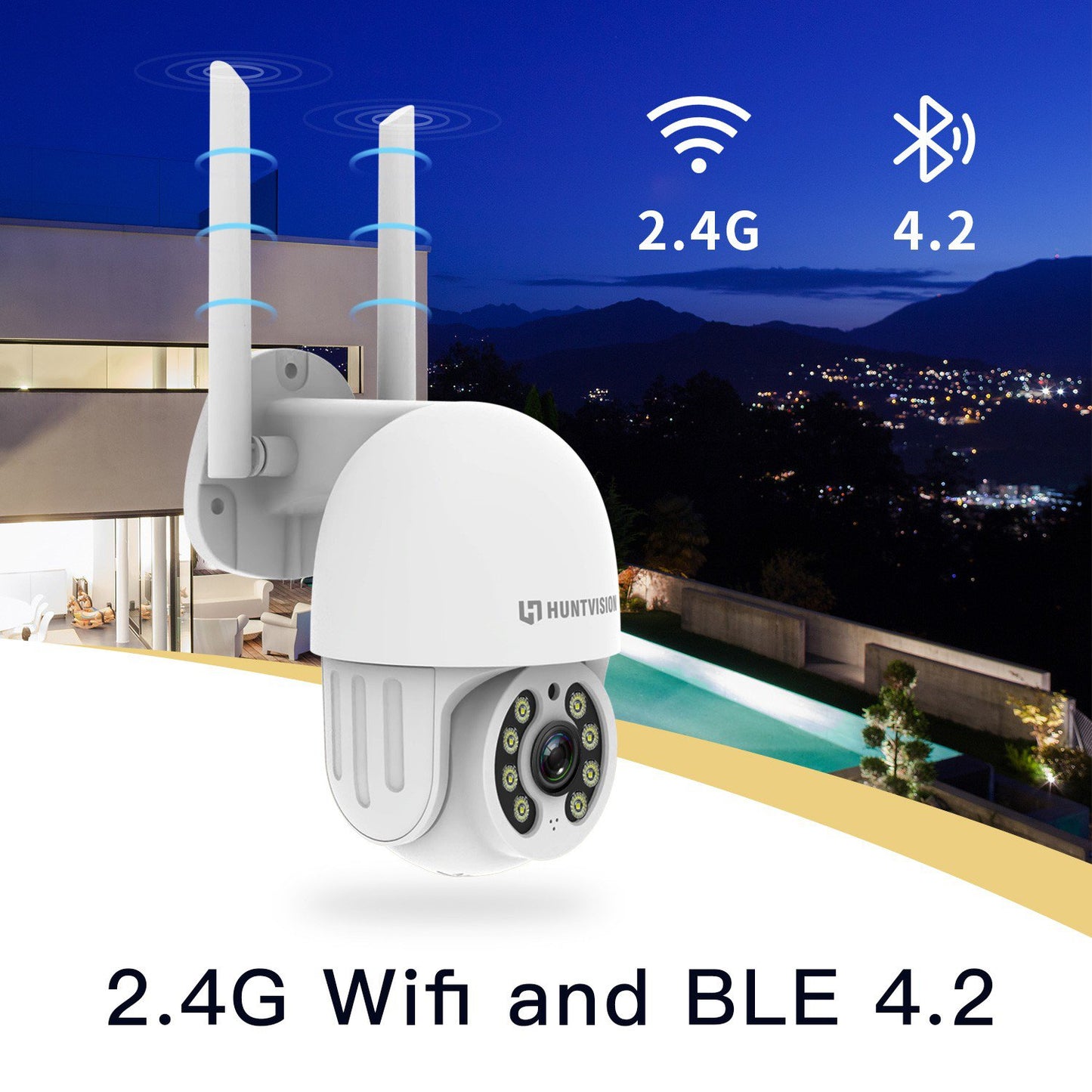 E3-E3Z 3 MP full HD intelligent camera, Smart human detection and video, All-around 24h to protect your family