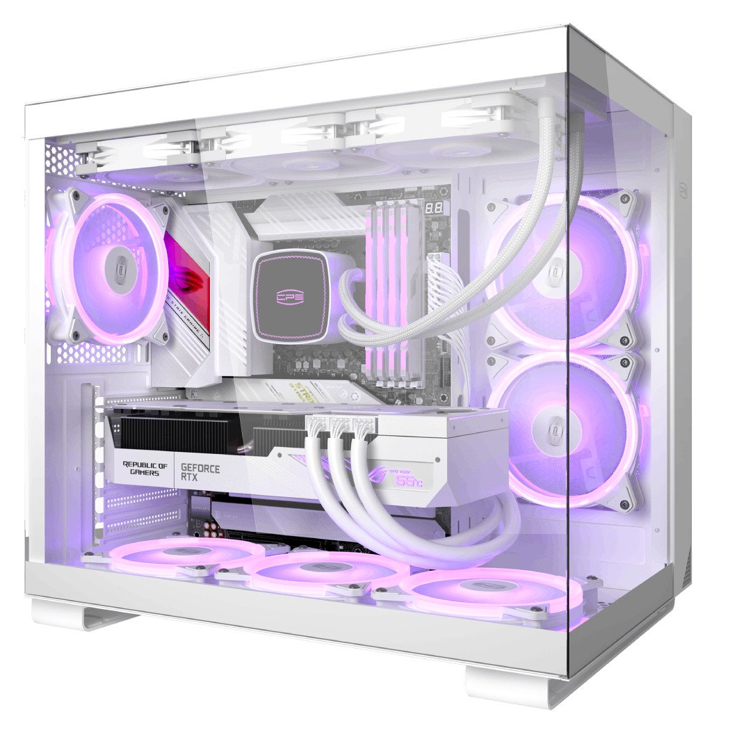 PCCOOLER C3T500 ARGB WH ATX ARGB CASE