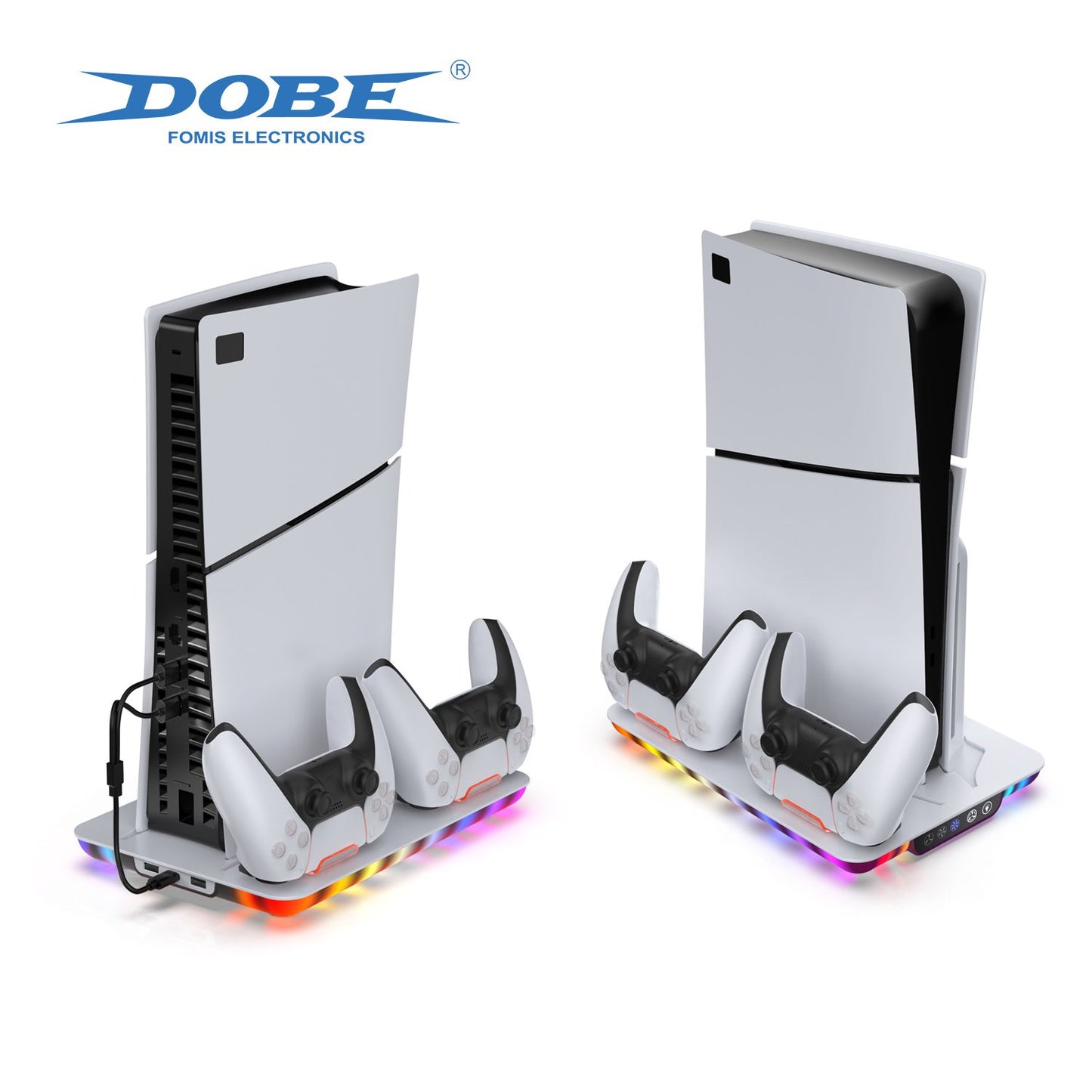 DOBE TP5-35103 COOLING DOCK DUAL CHARGER WHITE