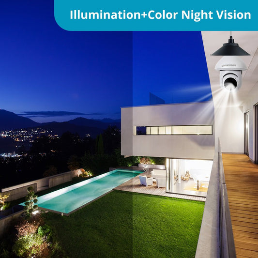 HUNTVISION E3-LT 3MP Indoor WiFi Light Bulb Camera