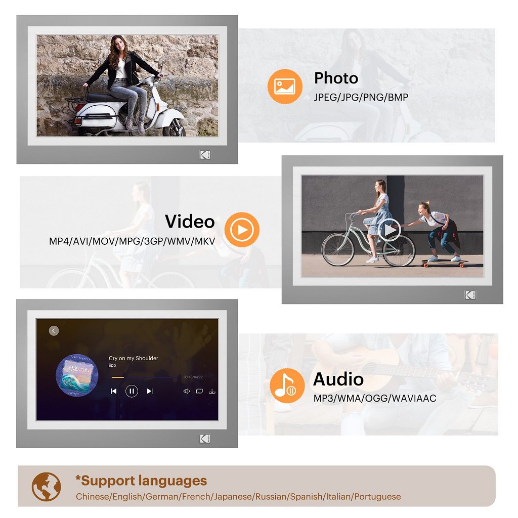 KODAK RWF-116B WiFi Digital Photo Frame