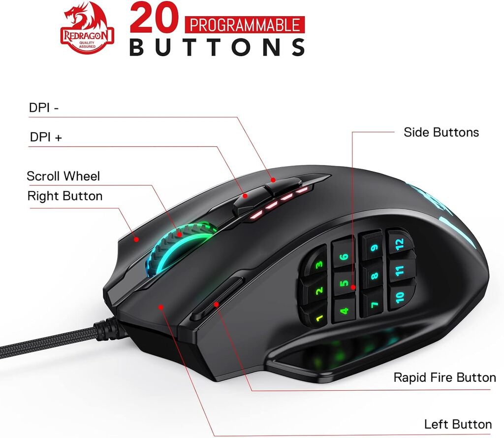 Redragon M908 Gaming Mouse