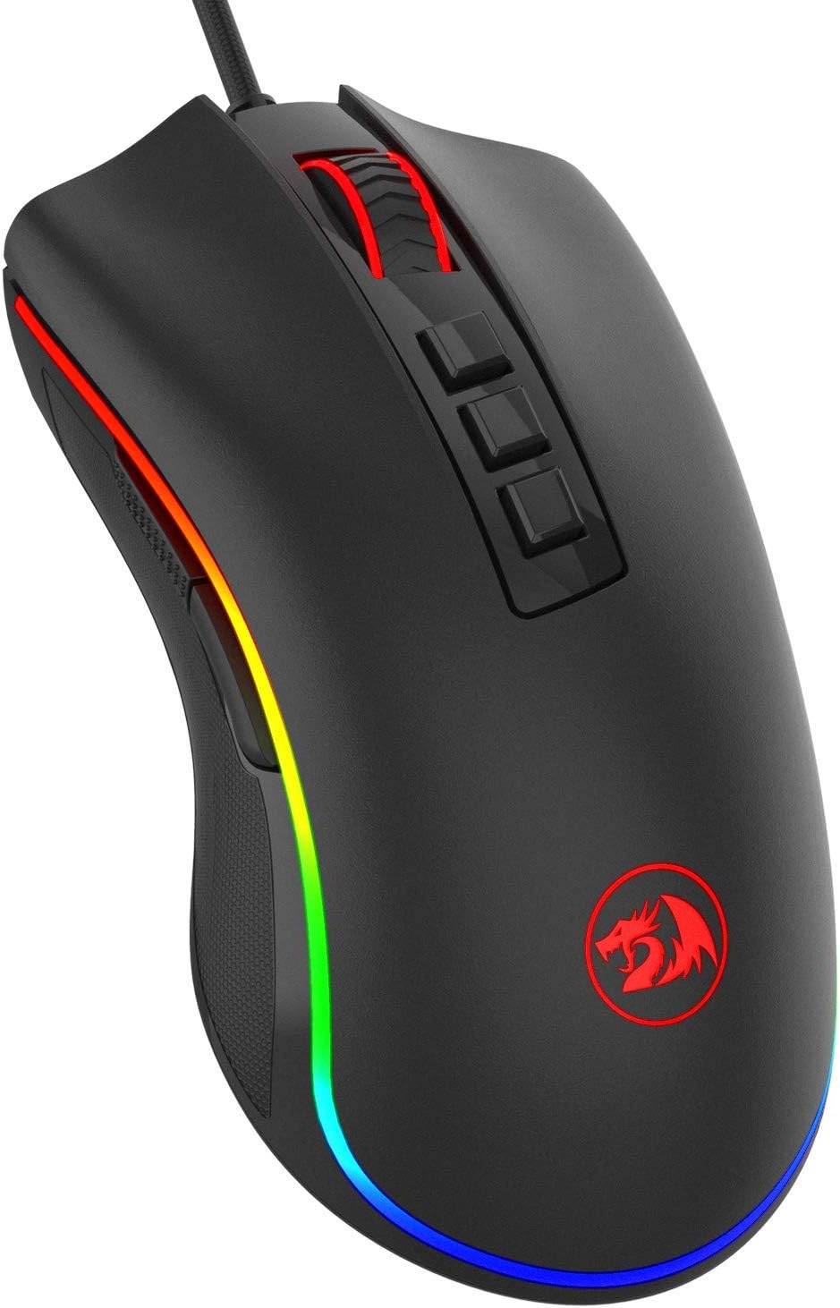 Cobra M711 Gaming Mouse with 16.8 Million RGB Color Backlit, 10,000 DPI Adjustable, 7 Programmable Buttons