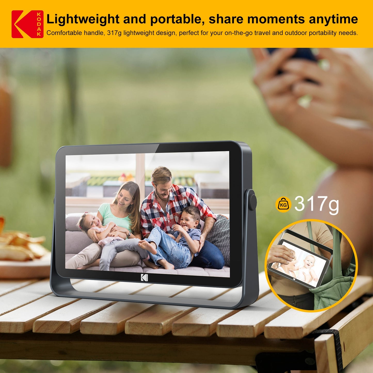 RWF-109 GRAY 10.1 inch 1920x1200 IPS FHD-2+32GB, Smoky Gray, Touch Screen, Wifi Digital Photo frame