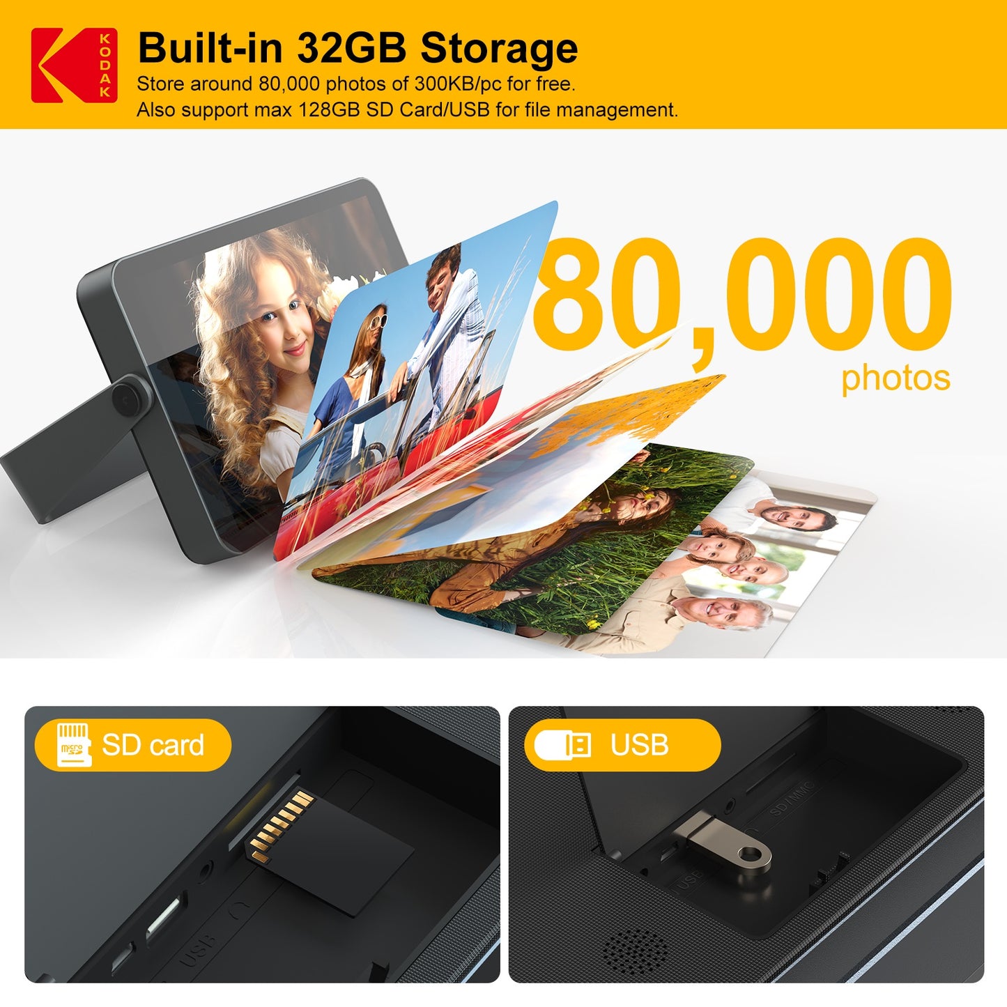 RWF-109 GRAY 10.1 inch 1920x1200 IPS FHD-2+32GB, Smoky Gray, Touch Screen, Wifi Digital Photo frame